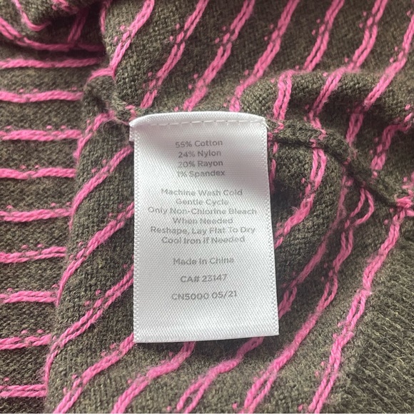 Talbots Sheep Yoke Raglan Crew Neck Pullover Sweater Size Small Petite Winter - Picture 11 of 11